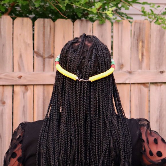 Mambokadzi Beaded Tube Necklace - Picture 9 of 9